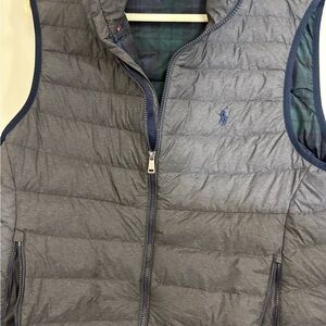 Polo Ralph Lauren Charcoal Puffer Vest